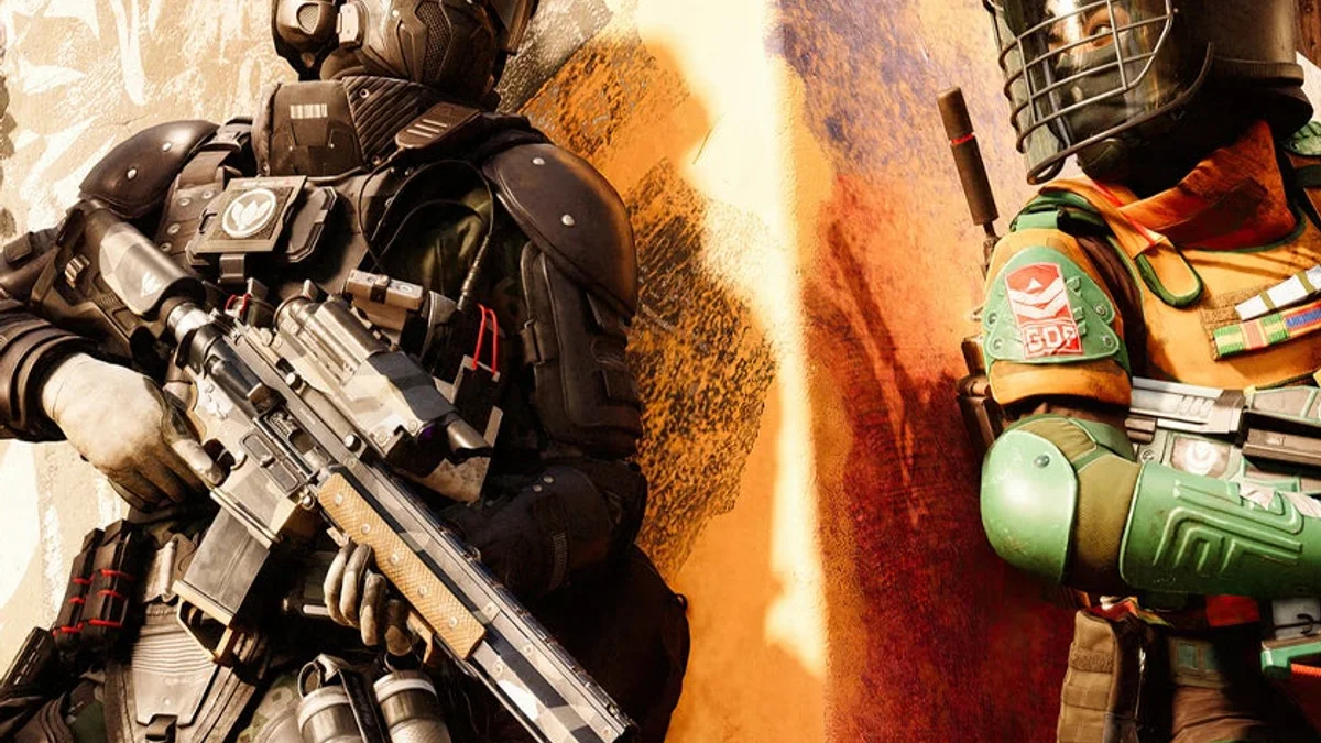 Battlefield gameplay screenshot from IGN showing combat and map pressure