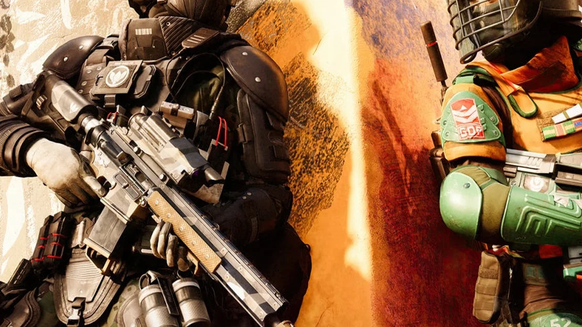 Battlefield gameplay screenshot from IGN showing combat and map pressure