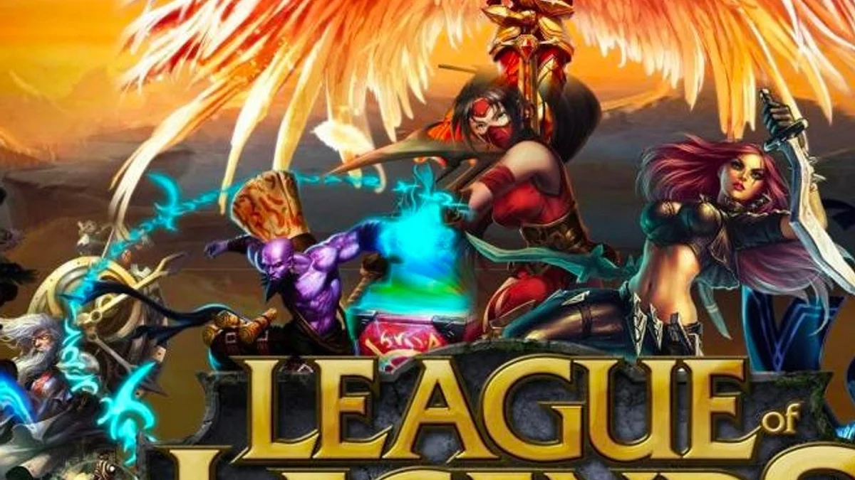 League of Legends gameplay screenshot from IGN showing combat and map pressure