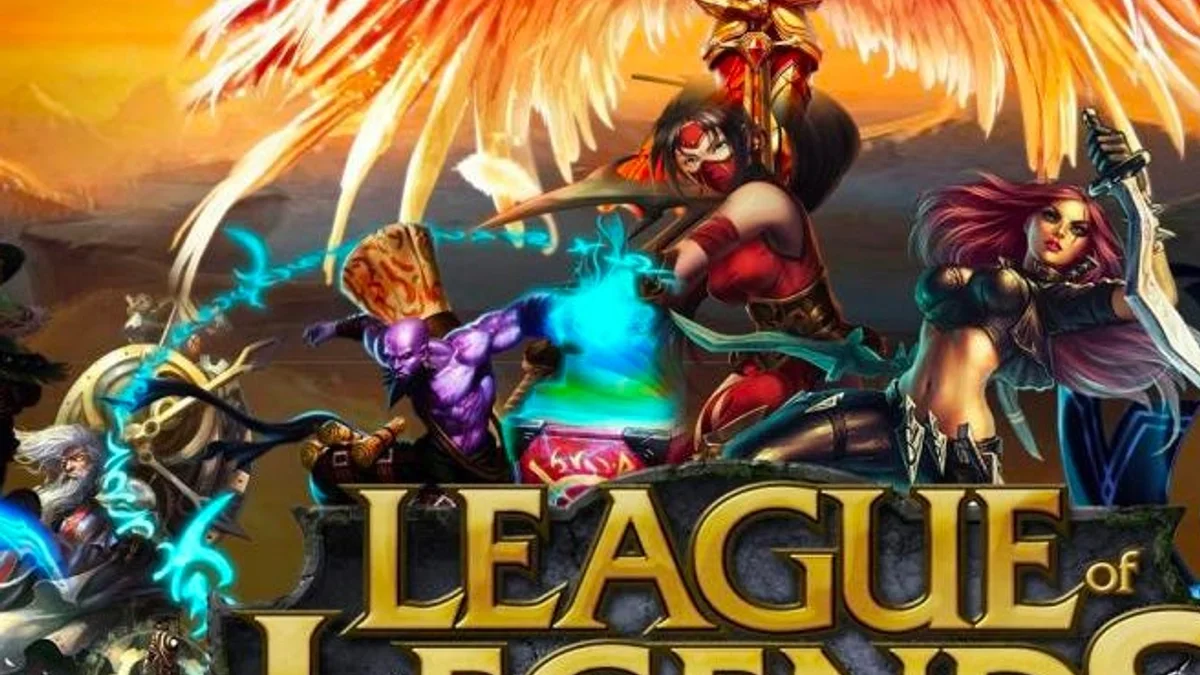 League of Legends gameplay screenshot from IGN showing combat and map pressure