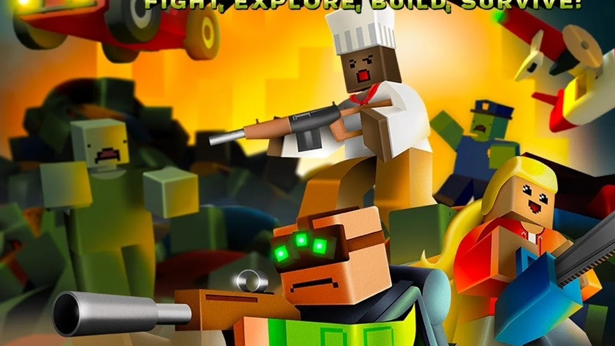 Unturned gameplay screenshot from IGN showing combat and map pressure