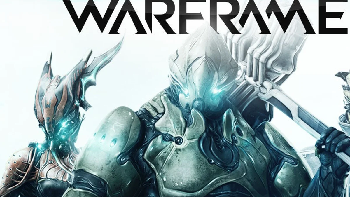 Warframe gameplay screenshot from IGN showing combat and map pressure