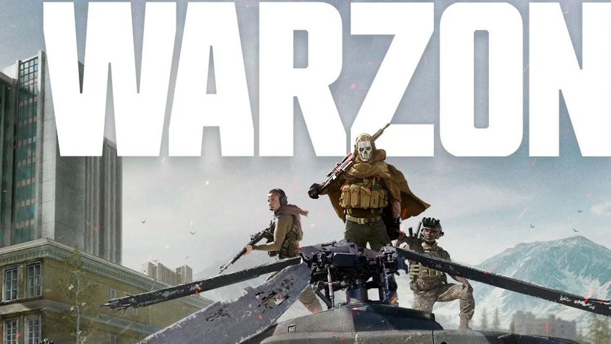 Call of Duty: Warzone gameplay screenshot from IGN showing combat and map pressure
